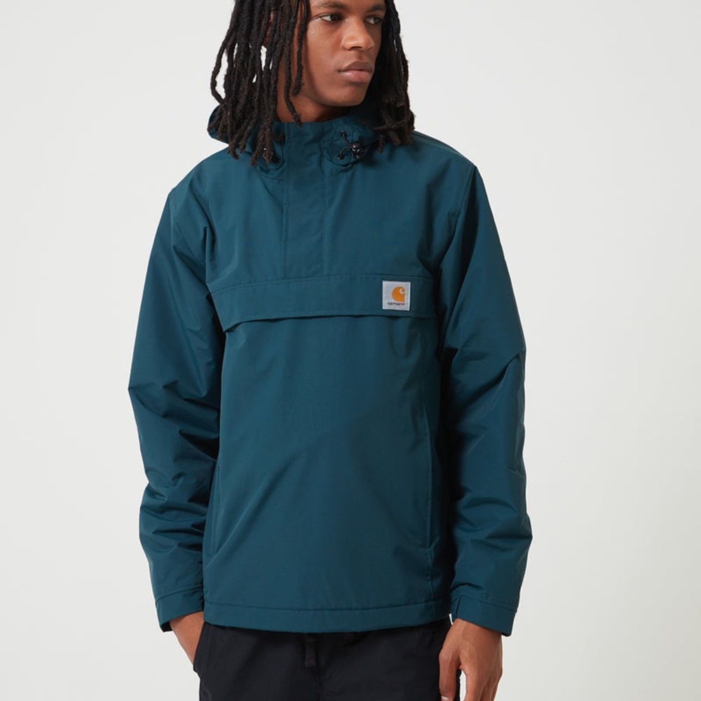 Carhartt WIP Duck Blue Fleece lined Nimbus Pullover - Picture 3 of 3